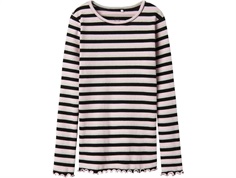 Name It black striped glitter blouse